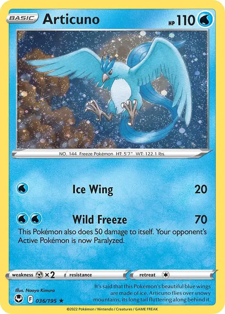 Articuno Cosmos Holo 036
