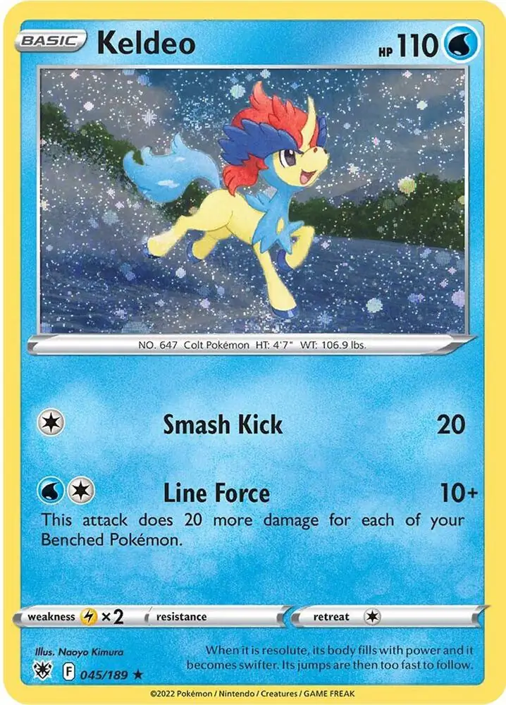 Keldeo Cosmos Holo 045