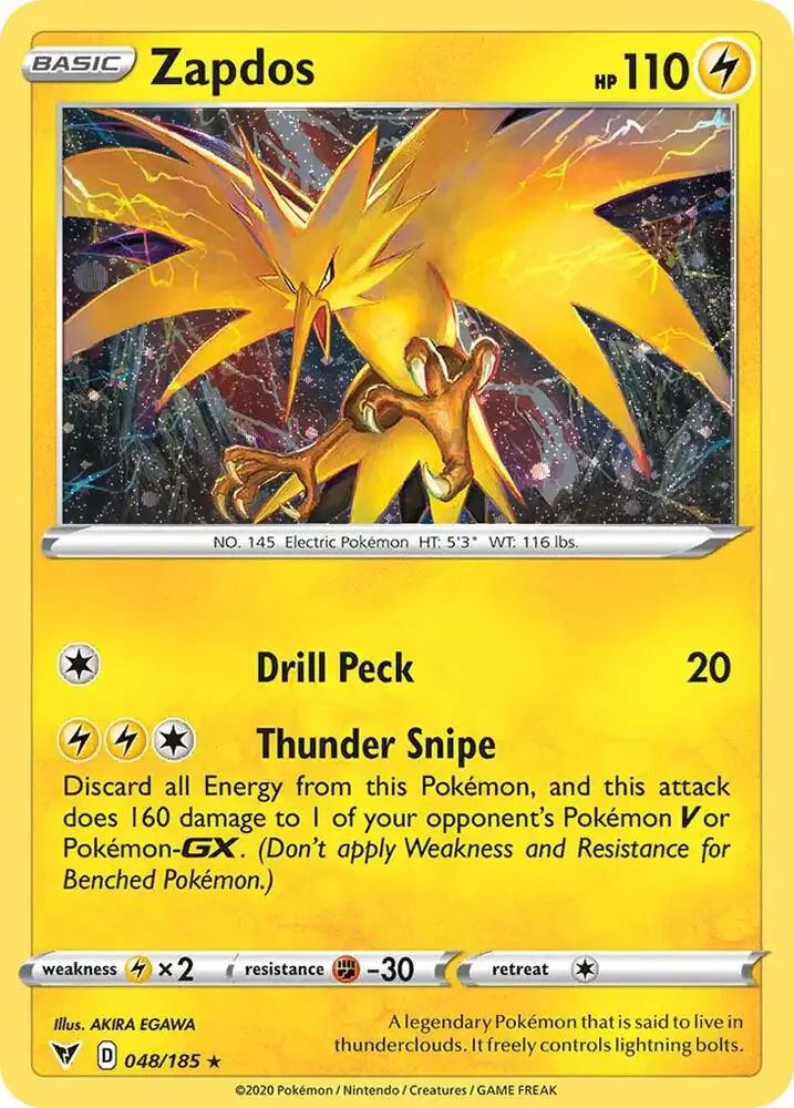 Zapdos Cosmos Holo 048