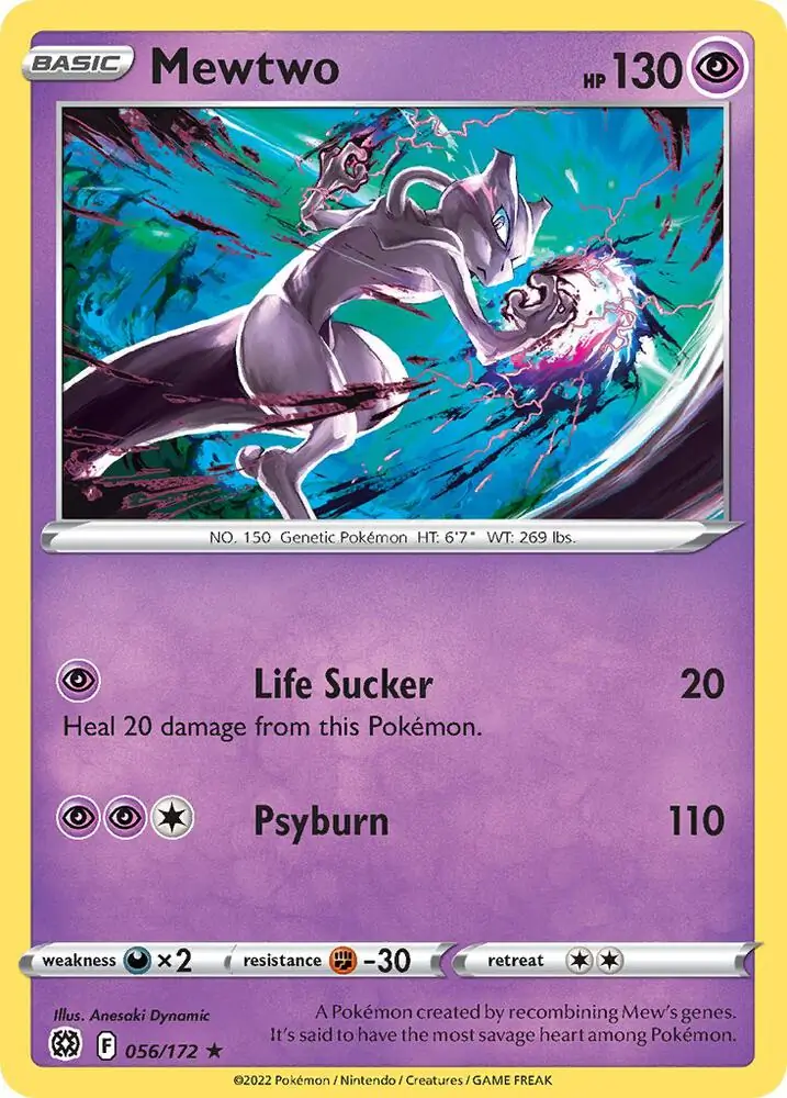 Mewtwo Cosmos Holo 056 Normal