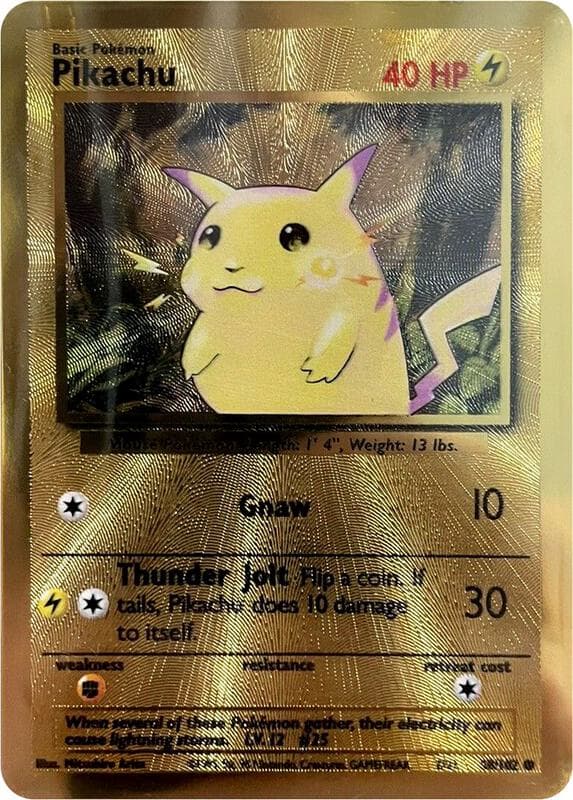 Pikachu Celebrations Metal Card 058 Normal
