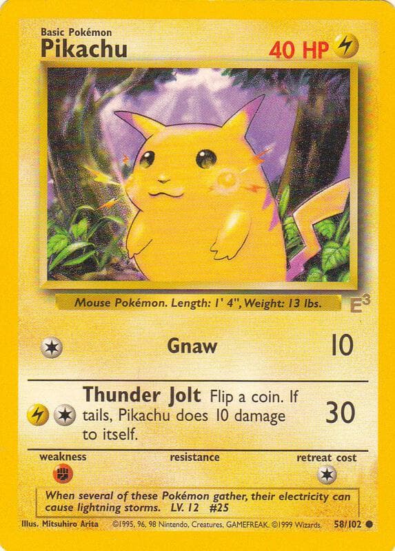 Pikachu E3 Stamped 058