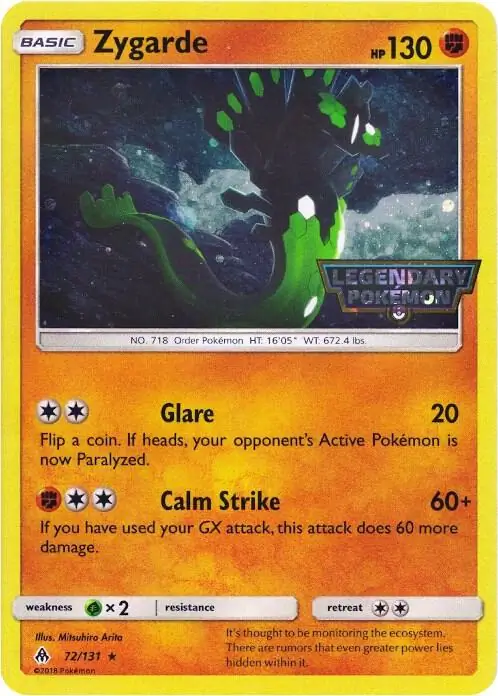 Zygarde Cosmos Holo 072