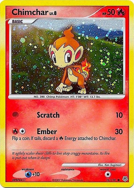 Chimchar Cosmos Holo 076 Normal