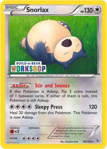 Snorlax Build Workshop Exclusive 080