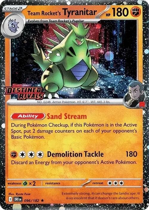 Team Rocket's Tyranitar Prerelease 096 Normal