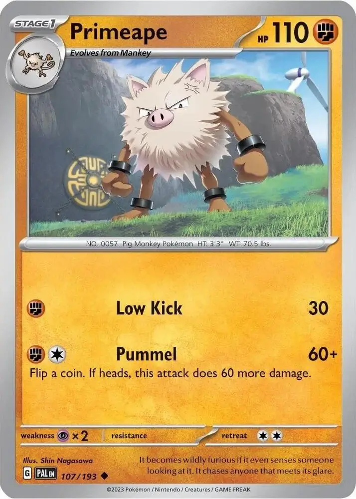 Primeape Cosmos Holo 107