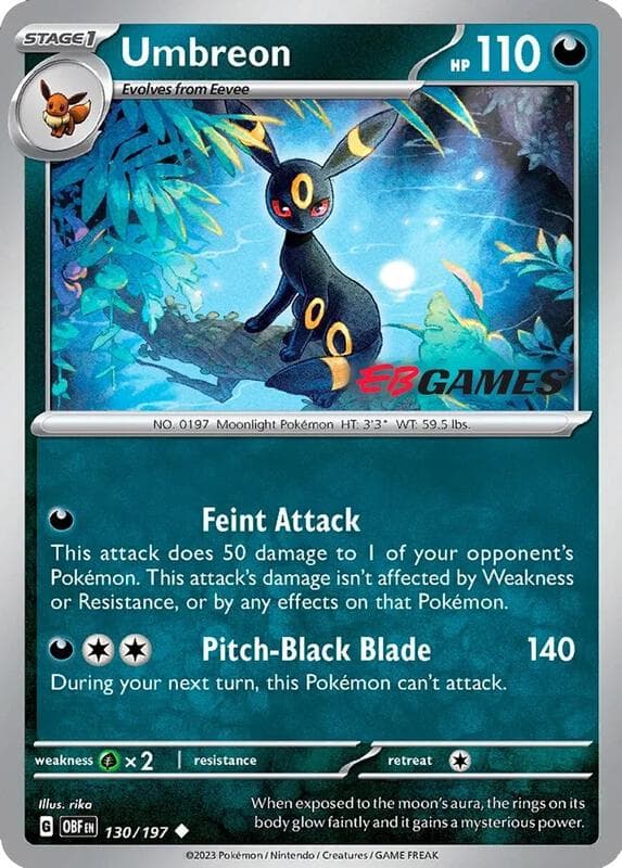Umbreon EBGames Exclusive 130 Normal