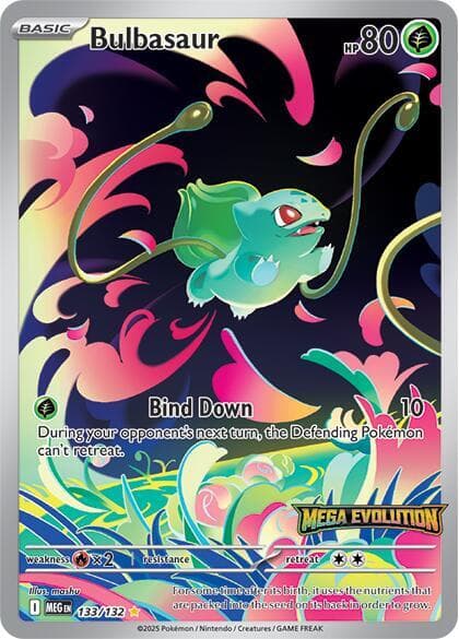 Bulbasaur Mega Evolution Stamped 133
