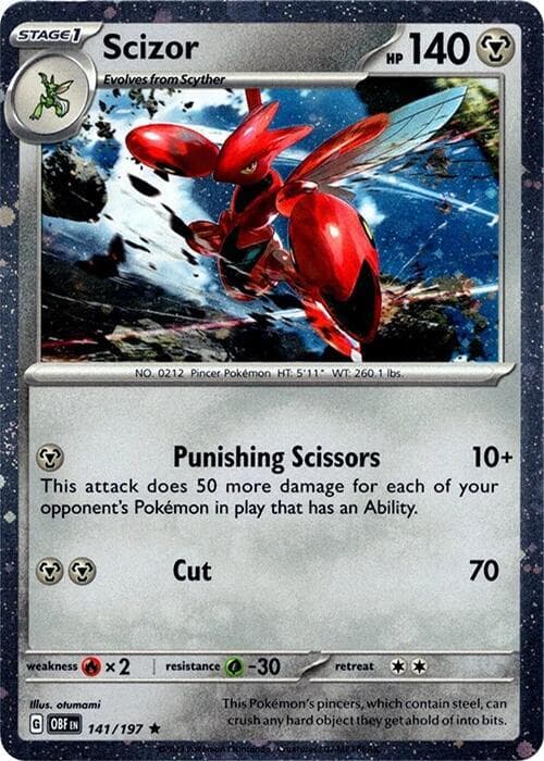 Scizor Cosmos Holo 141