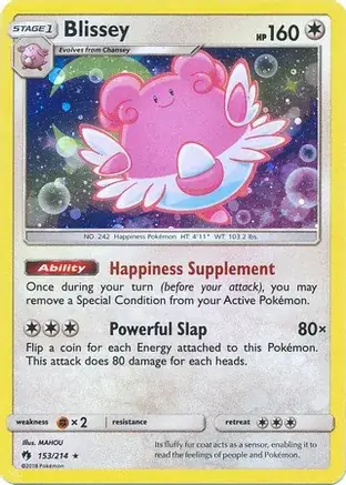 Blissey Cosmos Holo 153 Normal