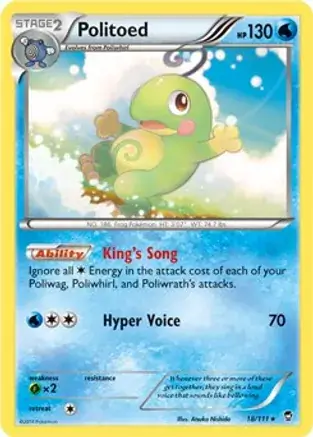 Politoed Cosmos Holo 18 Normal