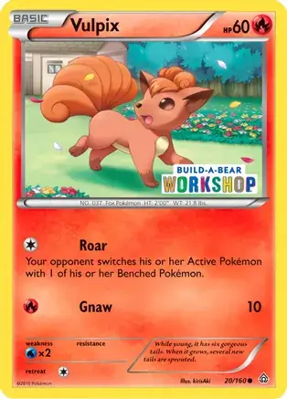 Vulpix Build-A-Bear 20