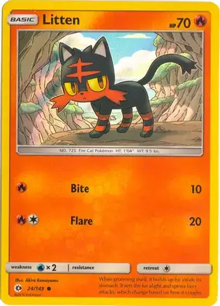 Litten Water Web Holo 24 Normal