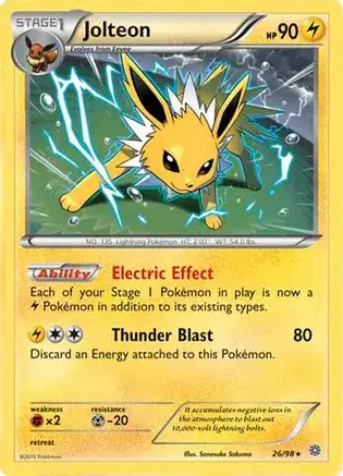 Jolteon Cosmos Holo 26 Normal