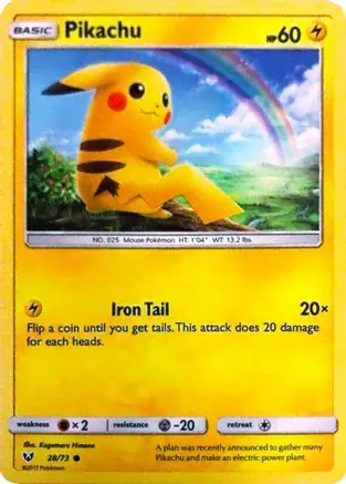 Pikachu Water Web Holo 28