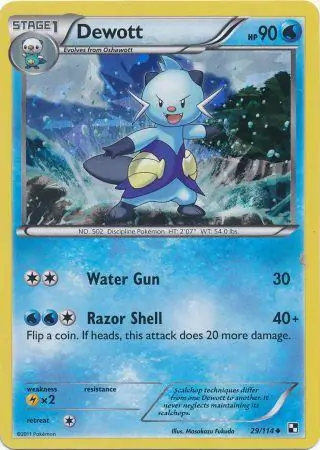 Dewott Cracked Ice Holo 29