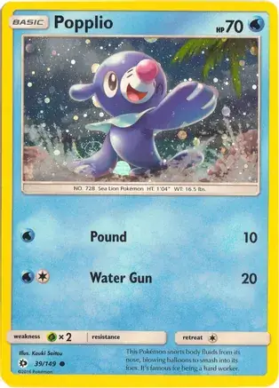 Popplio Cosmos Holo 39