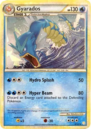 Gyarados Cracked Ice Holo 4 Normal