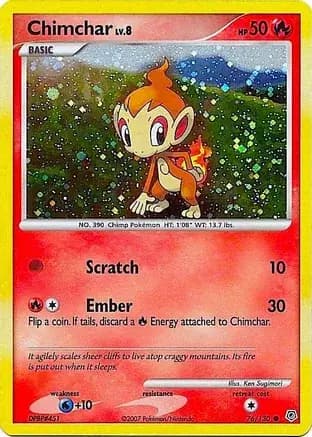Chimchar Comos Holo 76 Normal