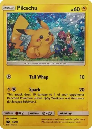 Pikachu General Mills SM86 Normal