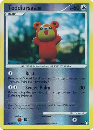 Teddiursa Reverse Holo 105