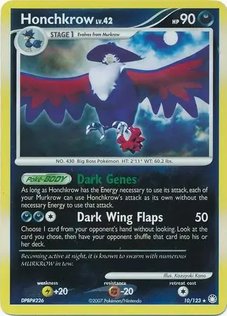 Honchkrow Reverse Holo 10