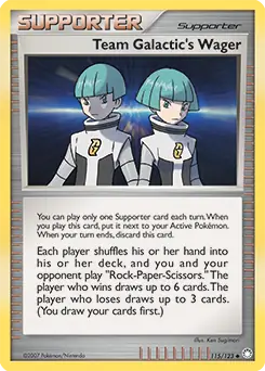Team Galactic's Wager 115