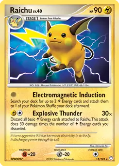 Raichu Holo 15 Normal