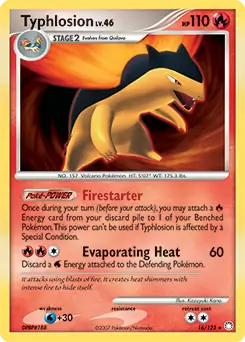 Typhlosion Holo 16 Normal
