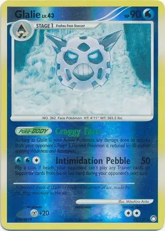 Glalie Reverse Holo 25 Normal