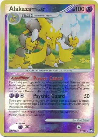Alakazam Reverse Holo 2 Normal