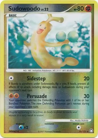 Sudowoodo Reverse Holo 35 Normal