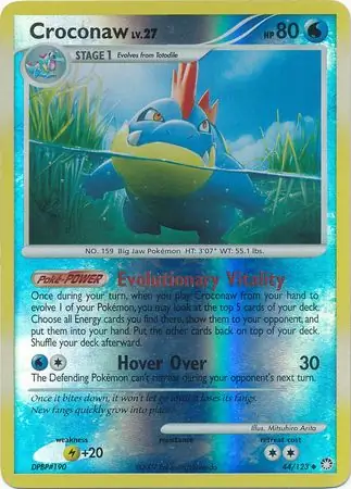 Croconaw Reverse Holo 44