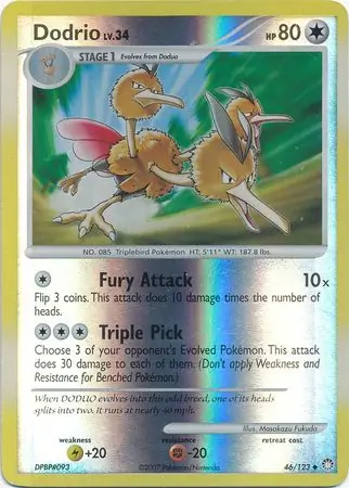 Dodrio Reverse Holo 46 Normal
