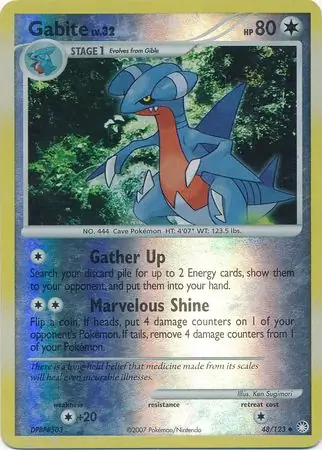 Gabite Reverse Holo 48