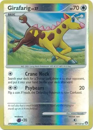 Girafarig Reverse Holo 49 Normal