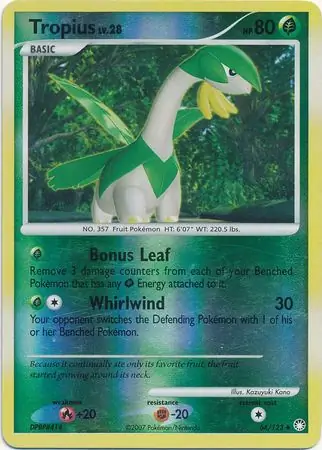 Tropius Reverse Holo 64 Normal