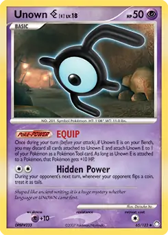 Unown E 65 Normal