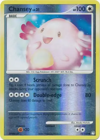 Chansey Reverse Holo 76 Normal