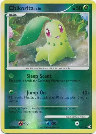 Chikorita Reverse Holo 77