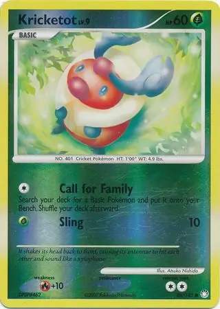 Kricketot Reverse Holo 86 Normal