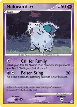 Nidoran F 91 Normal