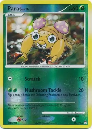 Paras Reverse Holo 92 Normal