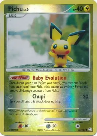 Pichu Reverse Holo 93 Normal