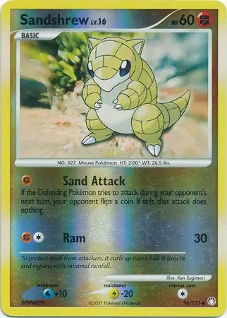 Sandshrew Reverse Holo 96 Normal