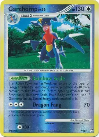 Garchomp Reverse Holo 9 Normal