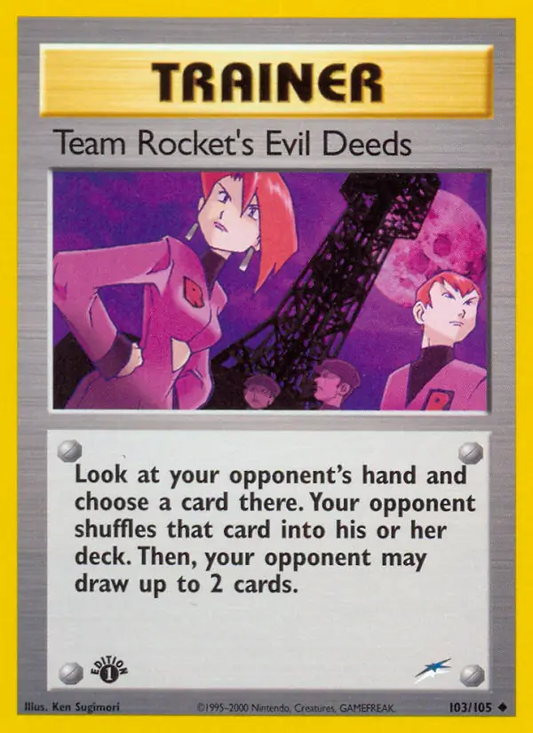 Team Rocket's Evil Deeds 103 Normal