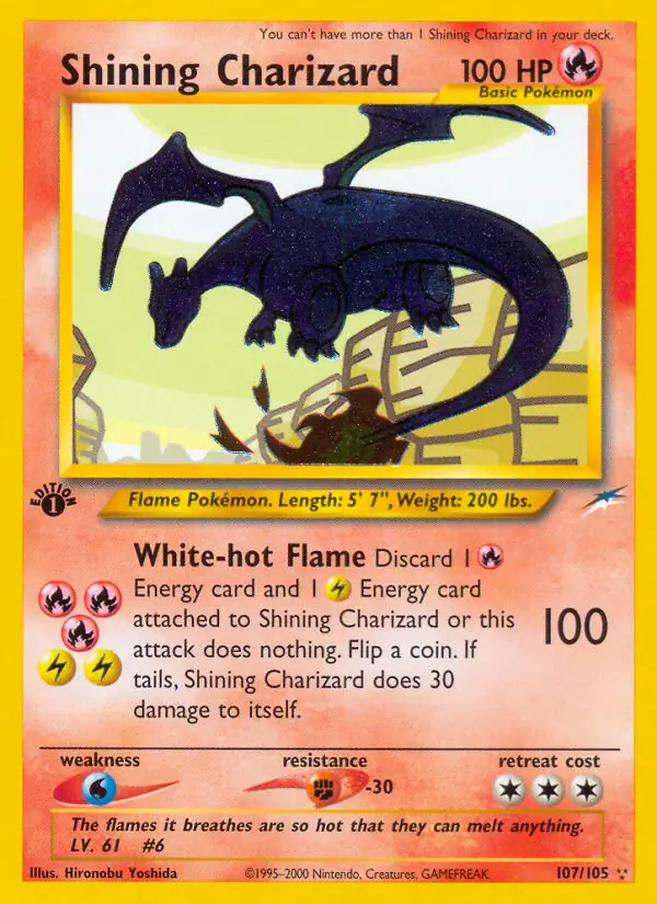 Shining Charizard 107 Normal