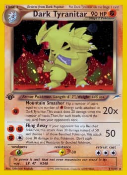 Dark Tyranitar Holo